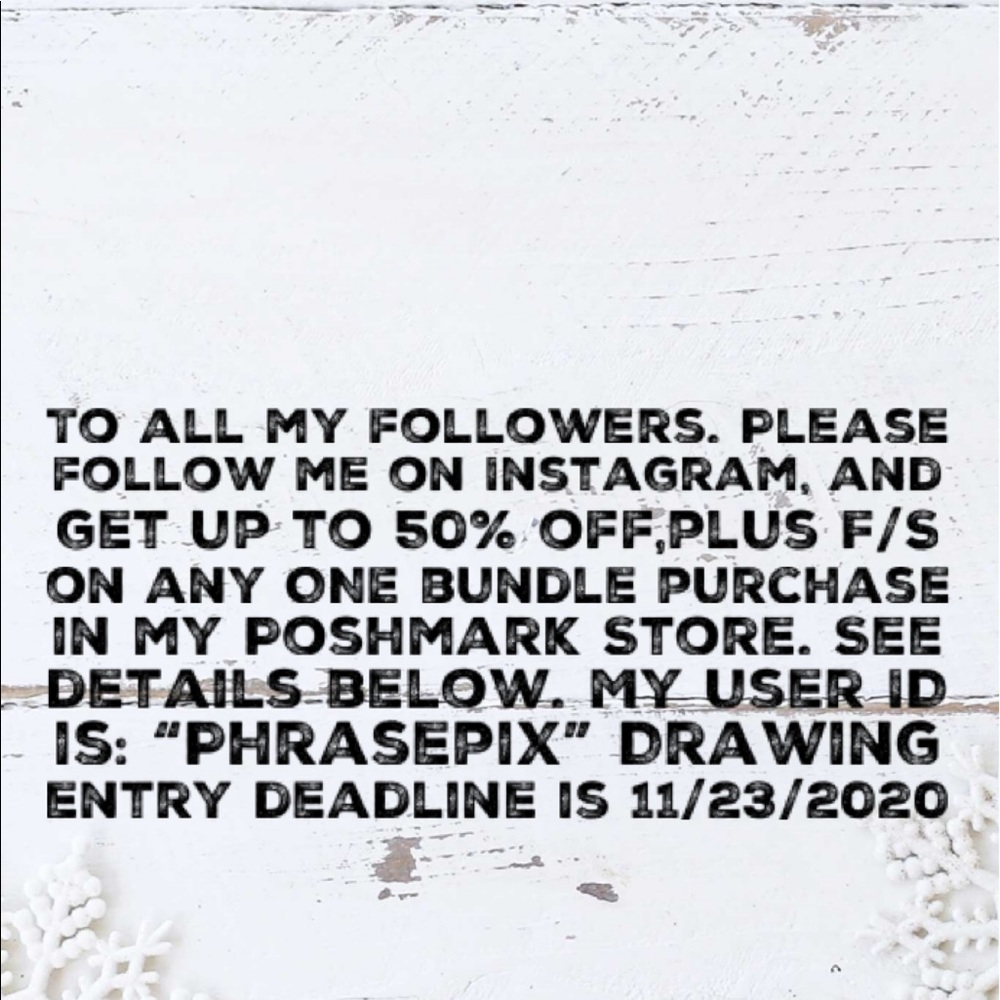 Any one bundle purchase.